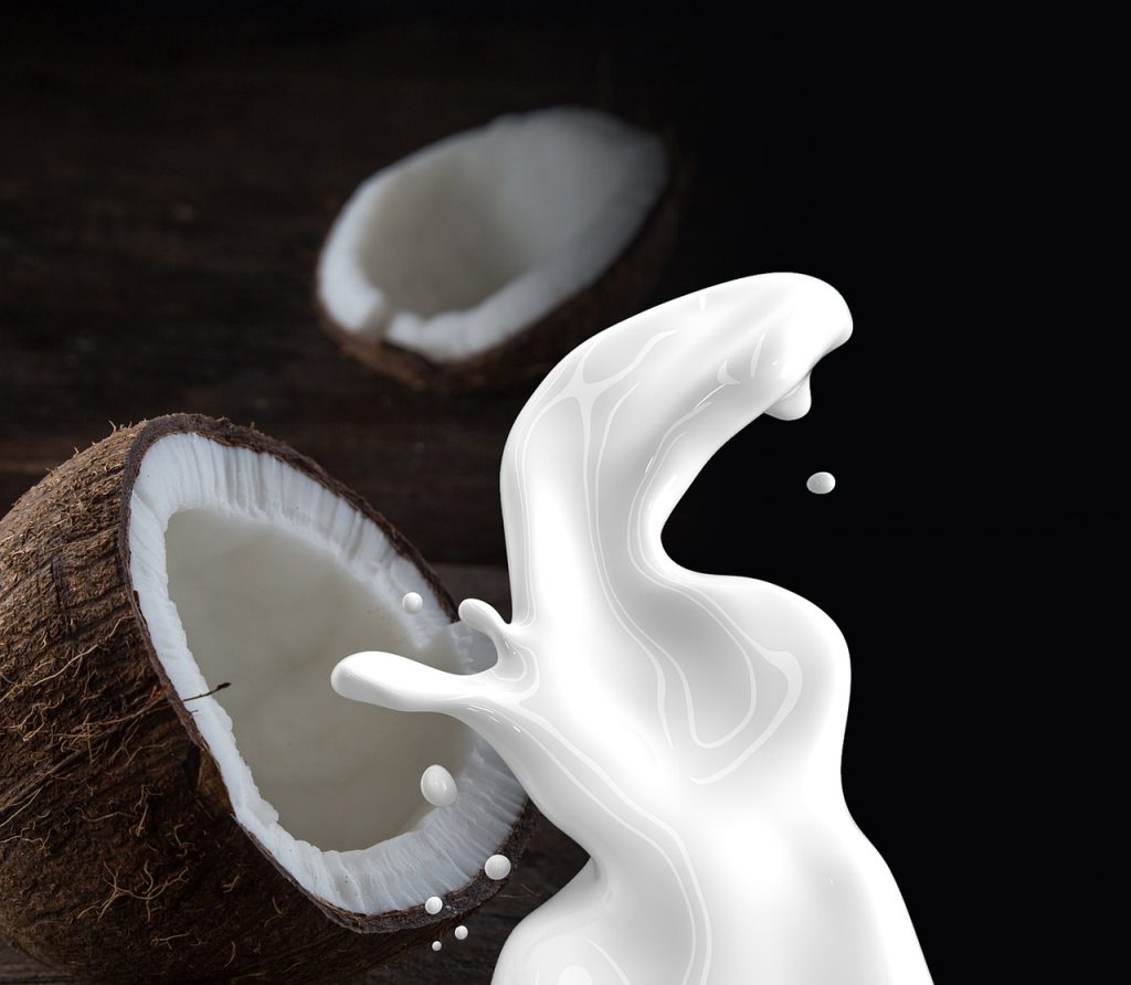 Coconut milk is part of a customized diet and exercise plan